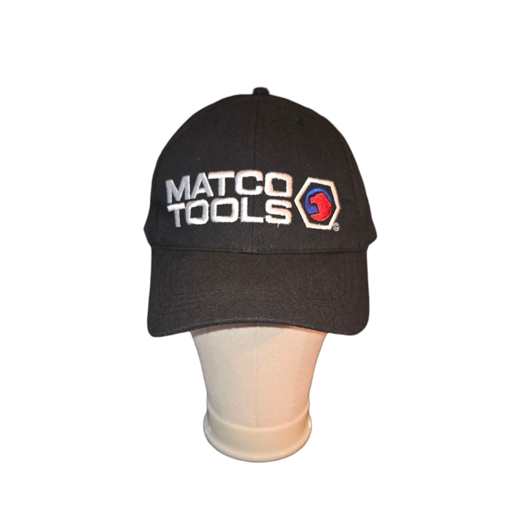 Matco Tools Black & White Embroidered 100% Cotton Matco Tools Logo Baseball‎ Cap